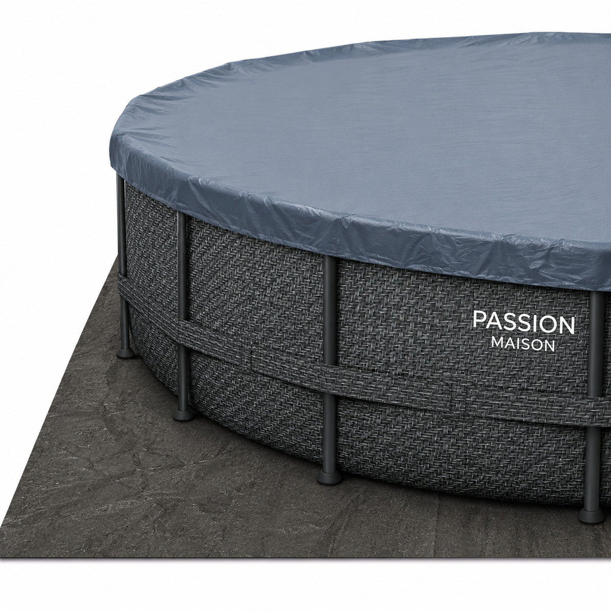 Piscine Tubulaire Rectangulaire Passion Maison Onyx XL 5,49m × 2,74m × 1,32m – Filtration à Cartouche 5,7 m³/h & Kit Complet