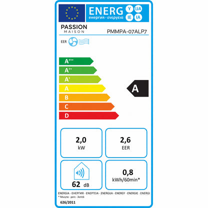 Climatiseur Mobile Compact Passion Maison Alpine 7 – 7 000 BTU, 3-en-1 & Gaz R290