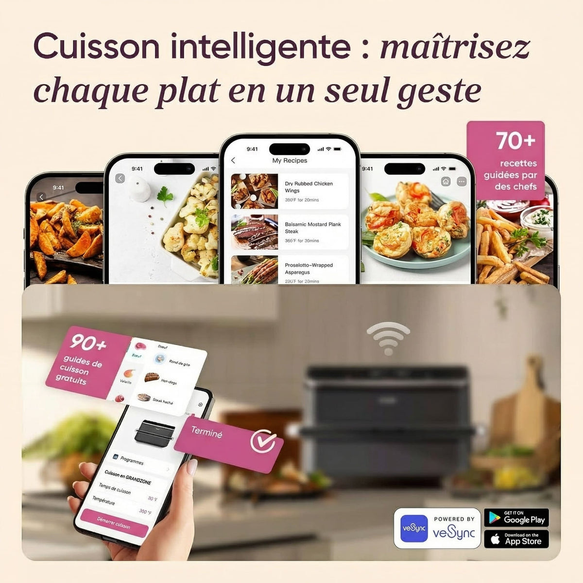 Friteuse à Air Double Zone 10L – Air Fryer Sans Huile