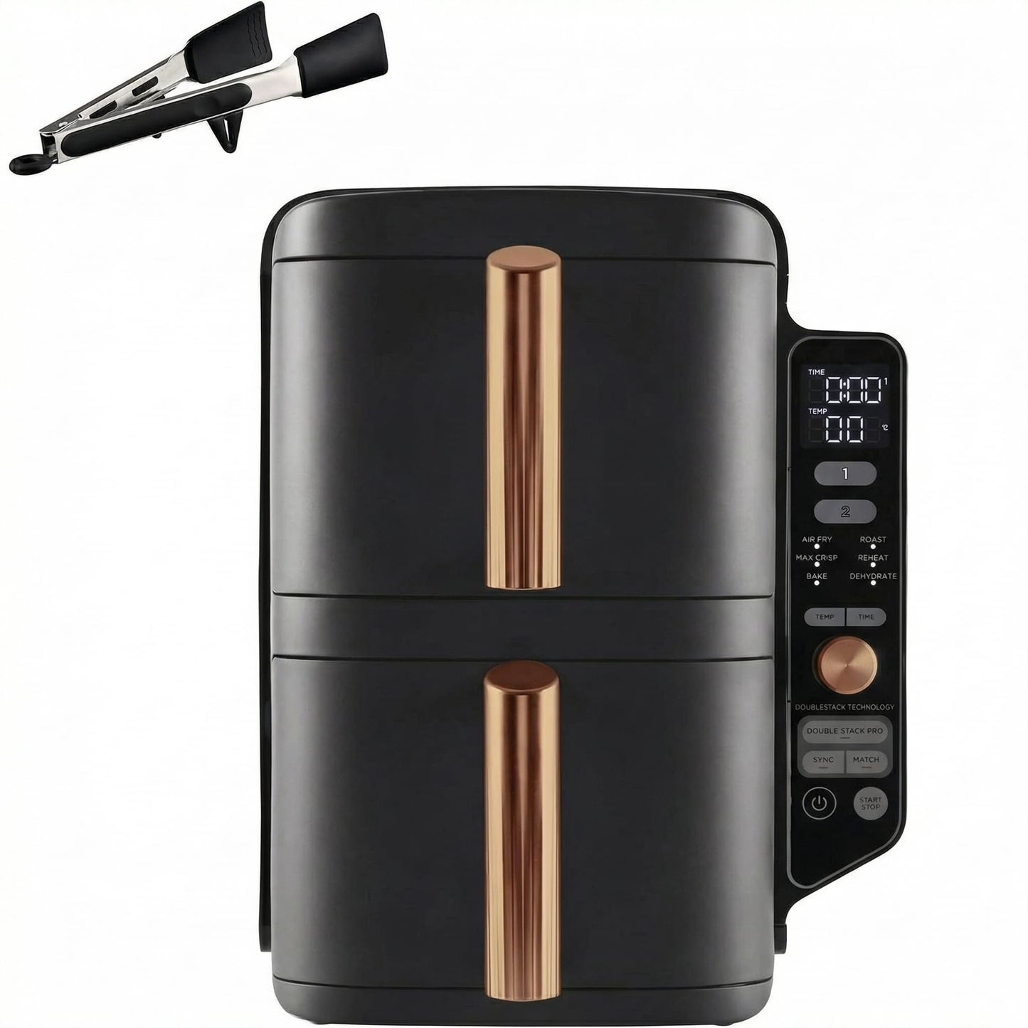 Air Fryer Double Tiroir Vertical 9,5L – Friteuse Sans Huile
