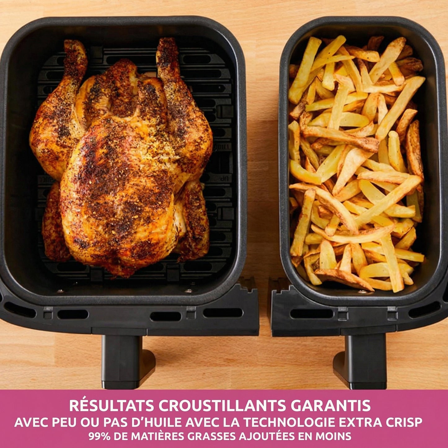 Air Fryer Double Zone 8,3 L – Friteuse Sans Huile