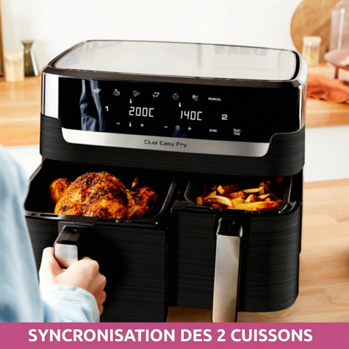Air Fryer Double Zone 8,3 L – Friteuse Sans Huile